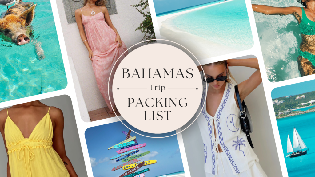 Bahamas packing list hero collage image