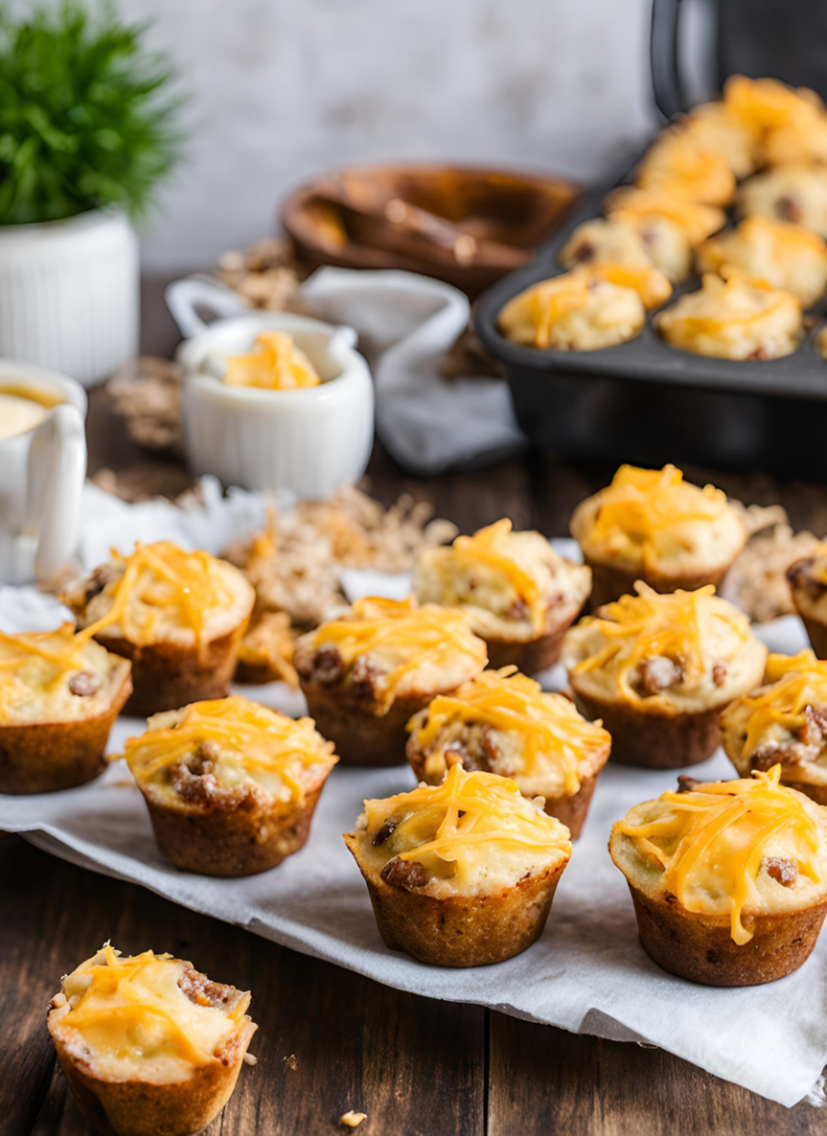 protein mcgriddle pancake muffin bites