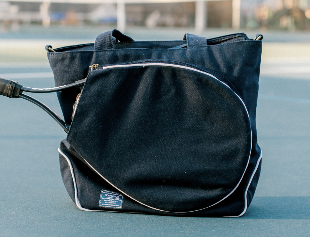 natural canvas tennis racket bag