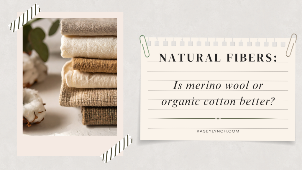 merino wool vs organic cotton