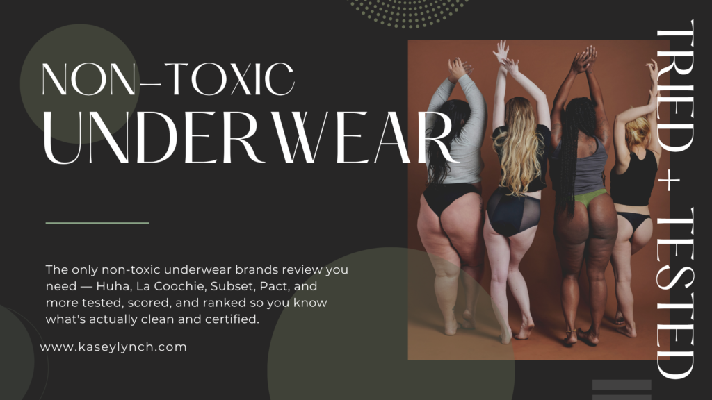the only non-toxic underwear brands review you need